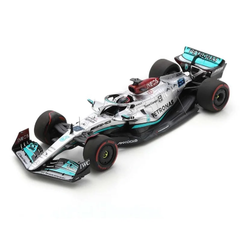 High-quality materials toys Mercedes-AMG Petronas F1 W13 E Performance No.63 Mercedes-AMG Petronas F1 Team - 4th Bahrain GP 2022 - George Russell - 1:18 Scale Resin Model Car