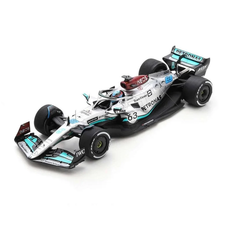 Playful toys Mercedes-AMG Petronas F1 W13 E Performance No.63 Mercedes-AMG Petronas F1 Team - 4th Belgian GP 2022 - George Russell - 1:18 Scale Resin Model Car