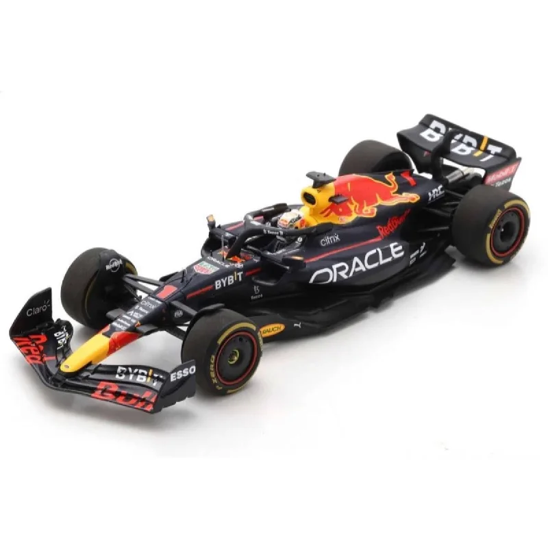Durable toysOracle Red Bull Racing RB18 No.1 Oracle Red Bull Racing - Winner Belgian GP 2022 - Max Verstappen - 1:43 Scale Resin Model Car