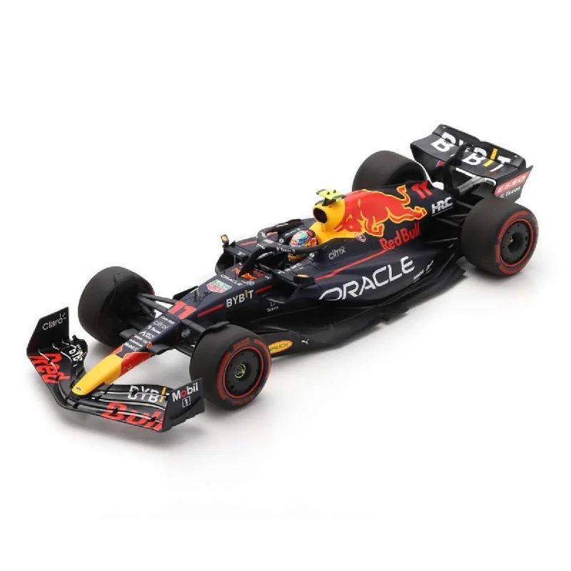 High-quality materials toys Oracle Red Bull Racing RB18 No.11 Oracle Red Bull Racing - Saudi Arabian GP 2022 - 1st Pole Position.  Sergio PÃ©rez - 1:18 Scale Resin Model Car