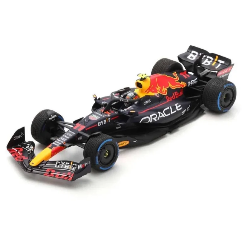 Durable toysOracle Red Bull Racing RB18 No.11 Oracle Red Bull Racing - Winner Monaco GP 2022 - Sergio PÃ©rez.  With Acrylic Cover - 1:18 Scale Resin Model Car