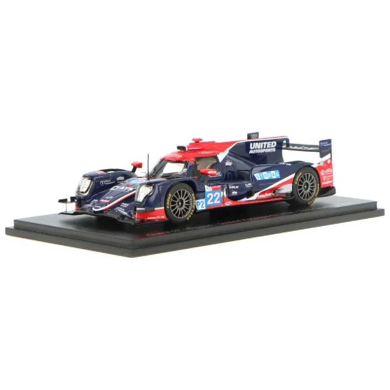 High-quality toy cars Oreca 07 - Gibson No.22 United Autosports USA - 24H Le Mans 2022 - P. Hanson - F. Albuquerque - W. Owen - 1:43 Scale Resin Model Car