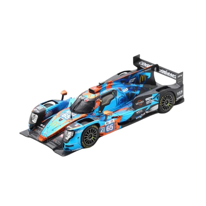 High-quality toy cars Oreca 07 - Gibson No.65 Panis Racing - 24H Le Mans 2022 - J. Canal - N. Jamin - J. van Uitert - 1:43 Scale Resin Model Car