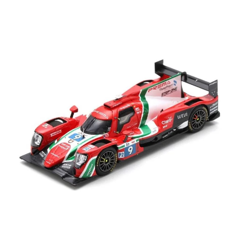 High-quality toy cars Oreca 07 - Gibson No.9 PREMA ORLEN Team - 2nd LMP2 class 24H Le Mans 2022 - R. Kubica - L. DelÃ©traz - L. Colombo - 1:43 Scale Resin Model Car