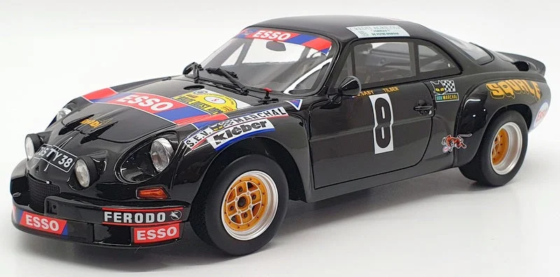 High-quality materials toys Otto Mobile 1/18 Scale Model Car OT857 - Renault Alpine A110 1800 Gr.5 #8