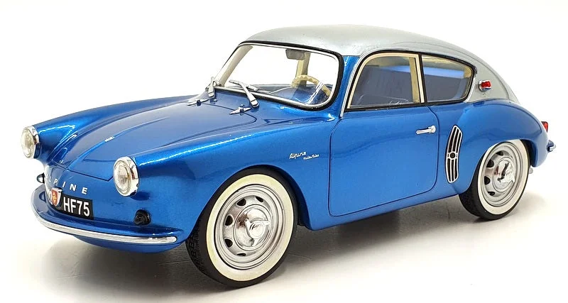 Durable toysOtto Mobile 1/18 Scale Resin OT510 - Alpine A106 Mille Miles - Blue/Silver