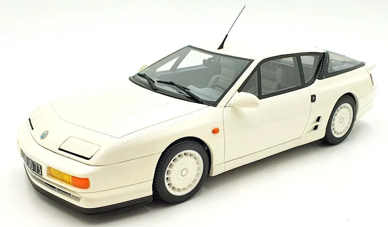 High-quality materials toys Otto Mobile 1/18 Scale Resin OT553 - Alpine A610 Albertville - White