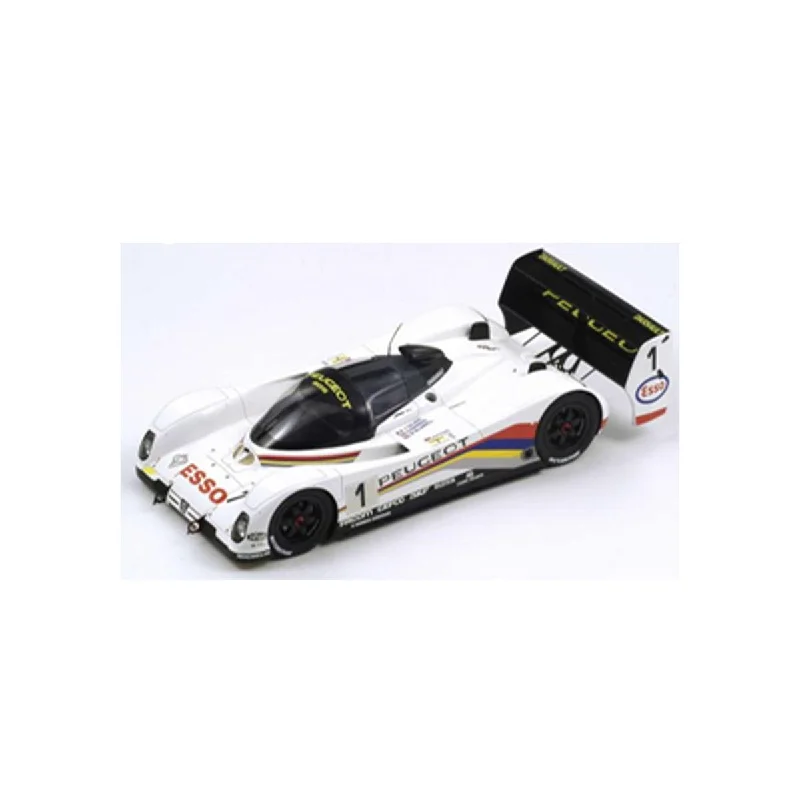 Realistic toy carsPeugeot 905 No.1 Winner 24H Le Mans 1992 - D. Warwick - Y. Dalmas - M. Blundell - With Acrylic Cover - 1:18 Scale Resin Model Car