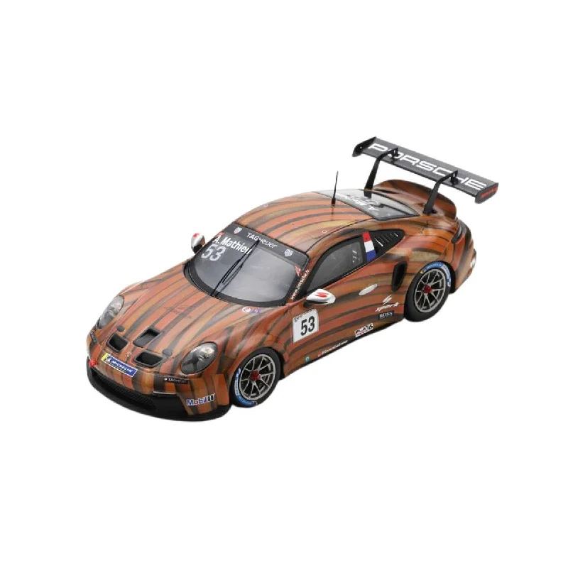 High-quality materials toys Porsche 911 GT3 Cup No.53 Porsche Carrera Cup France Paul Ricard 2021 - Spark Motorsport - Arthur Mathieu.  Limited 300 - 1:43 Scale Resin Model Car