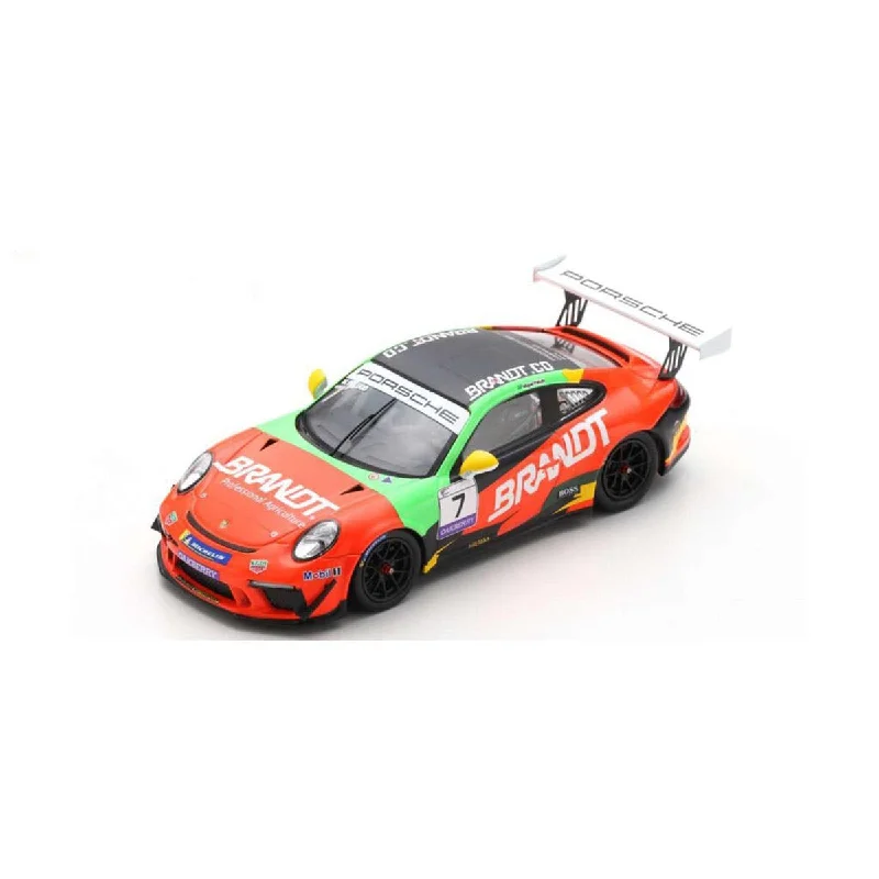 Durable toysPorsche 911 GT3 Cup No.7 Porsche Carrera Cup Brasil Champion 2021 - Miguel Paludo - 1:43 Scale Resin Model Car