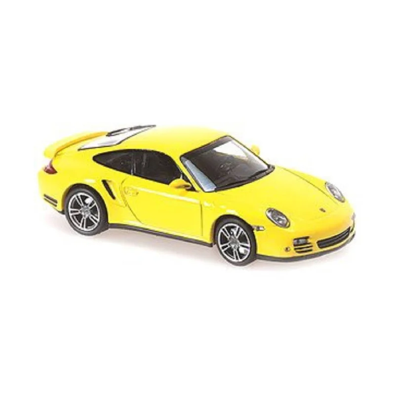 Durable toysPORSCHE 911 TURBO - 2009 - YELLOW - 1:43 Scale Diecast Model Car