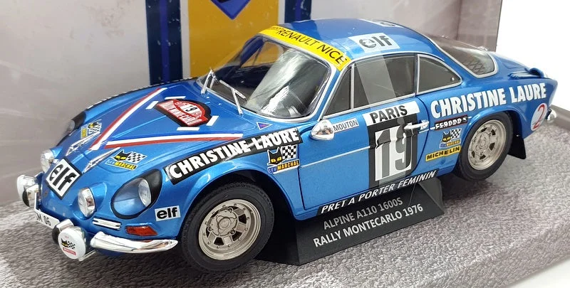 Durable toysSolido 1/18 Scale Diecast S1804204 - Alpine A110 1600S RMC 76 Mouton #19