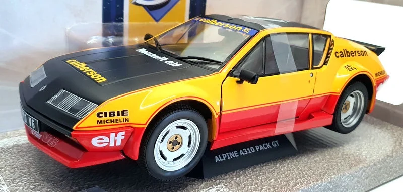 High-quality toy cars Solido 1/18 Scale S1801204 - 1983 Alpine A310 Pack GT Calberson Evolution