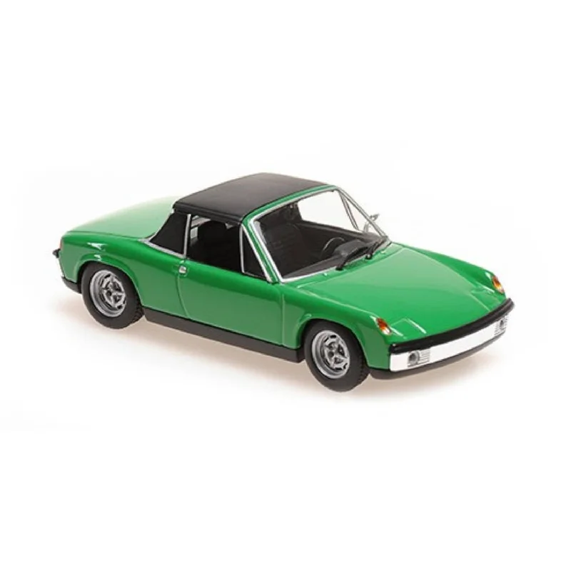 Realistic toy carsVOLKSWAGEN-PORSCHE 914/4 - 1972 - GREEN - 1:43 SCALE DIECAST MODEL CAR